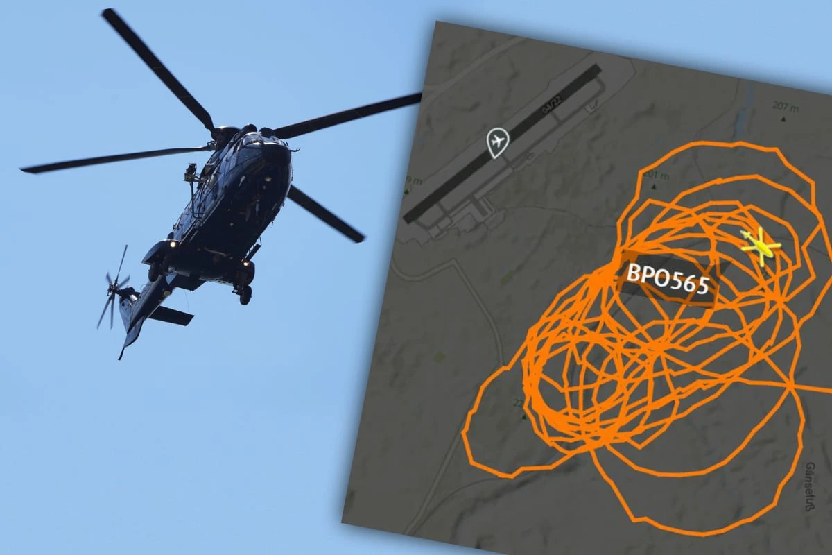 Hubschrauber kreist nachts stundenlang über Dresden: Das ist der Grund
