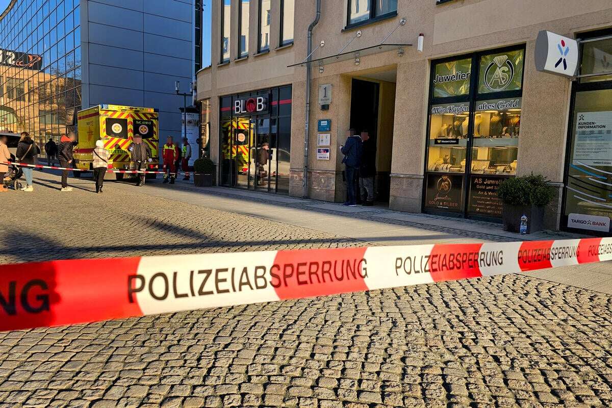 Raubüberfall auf Juwelier in Chemnitzer City: Inhaber geschlagen und gefesselt