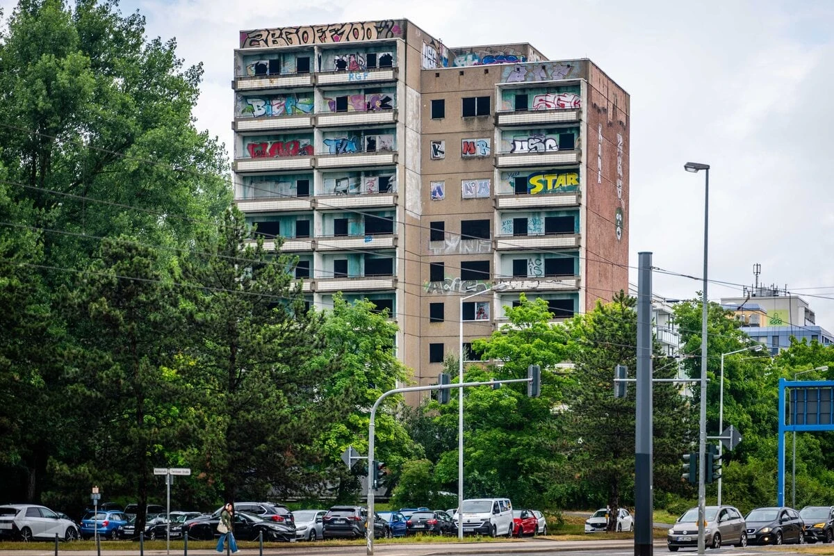 Gammel-Platte in Chemnitz soll verhüllt werden