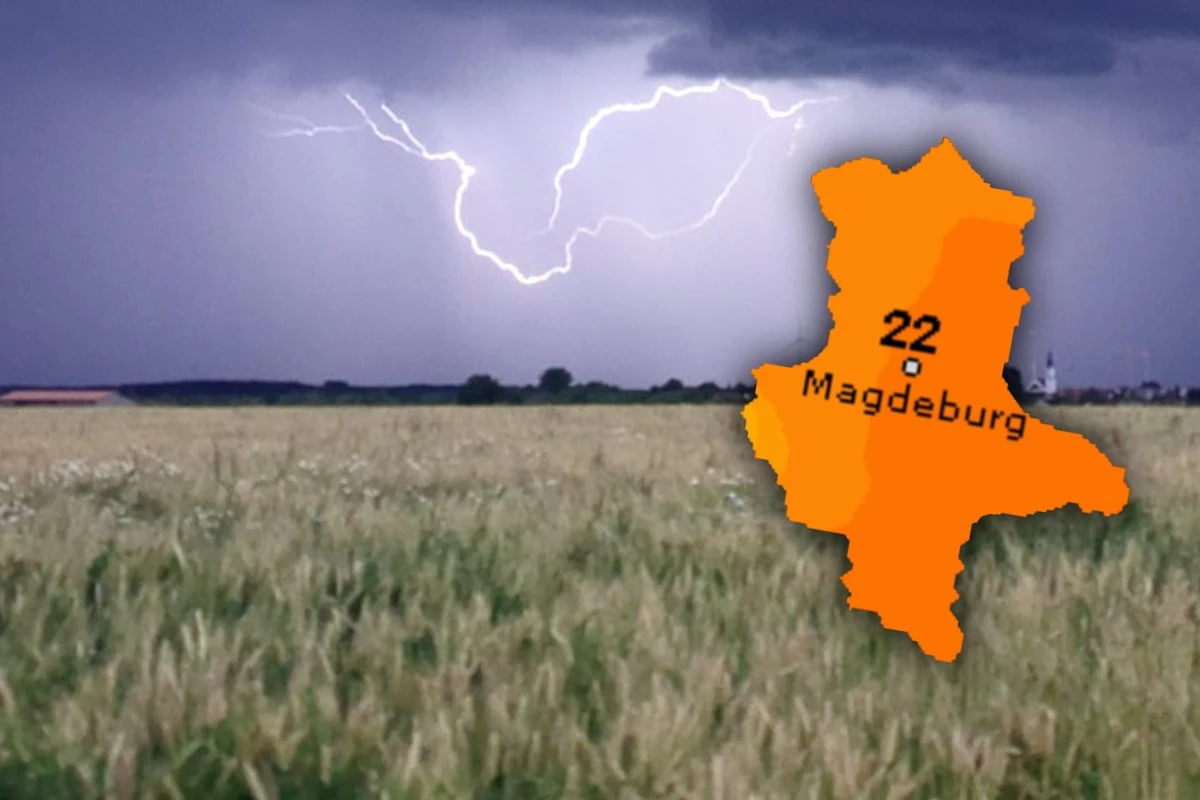 Unwetter-Warnung für Sachsen-Anhalt: Gewitter-Front hält weiter an