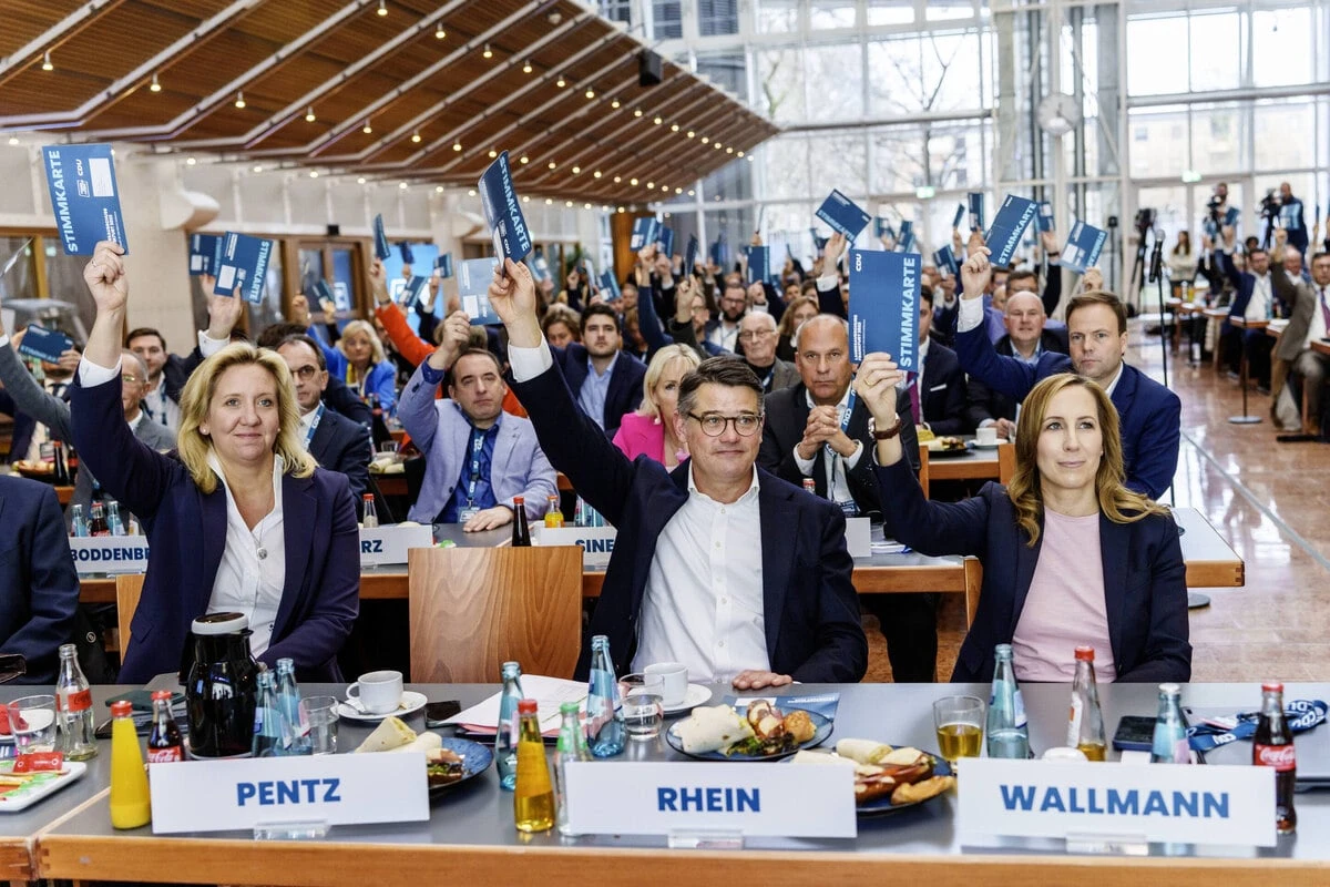 Grünes Licht: Hessen-CDU stimmt Koalitionsvertrag mit SPD zu