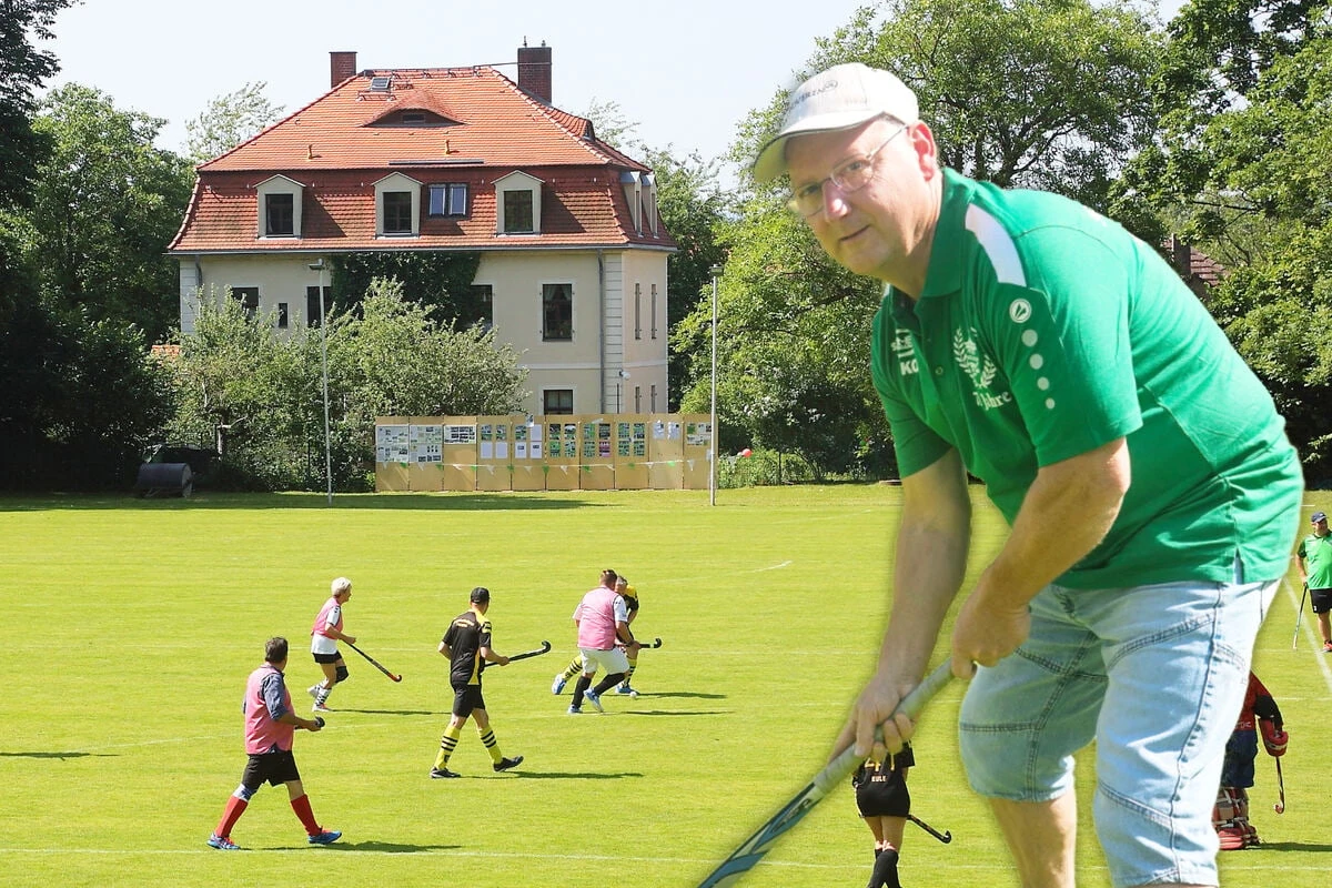 Hockey-Herren schießen zu straff! In Pillnitz wird ein Haus zur Zielscheibe