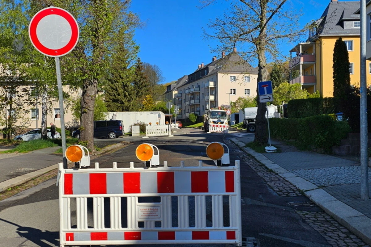 Vollsperrung! Schon wieder Wasserrohrbrüche in Chemnitz