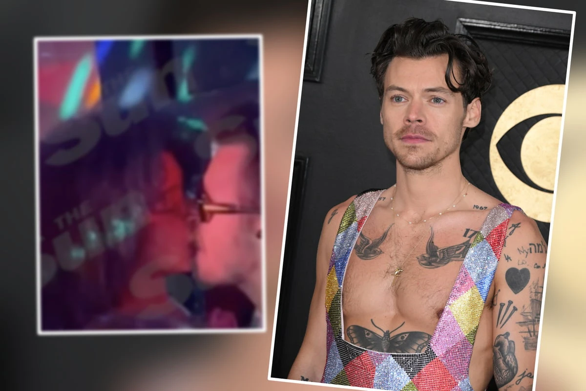 Heißer Kuss bei Festival: Mit wem turtelt Harry Styles hier?