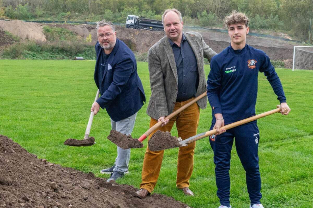 Spatenstich am Jägerpark: Borea Dresden freut sich auf Ausbau des Sportforums