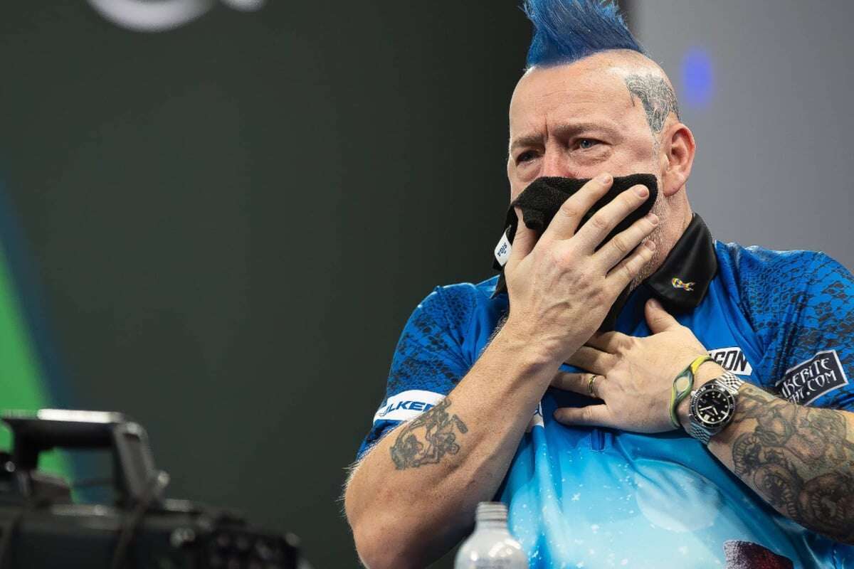 Was war denn da los? Sorgen um Darts-Star Peter Wright!