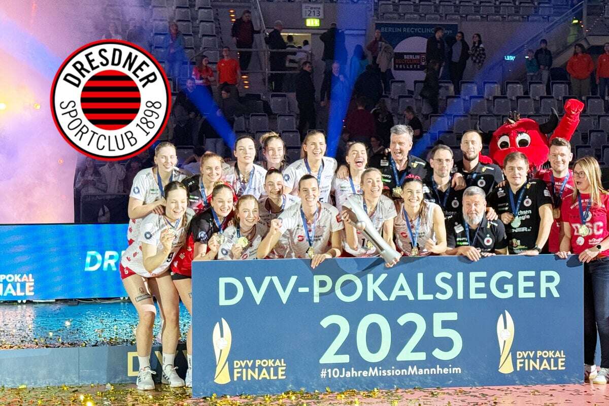 DSC im DVV-Pokalfinale im Liveblog: Dresden hält die Trophäe in den Händen