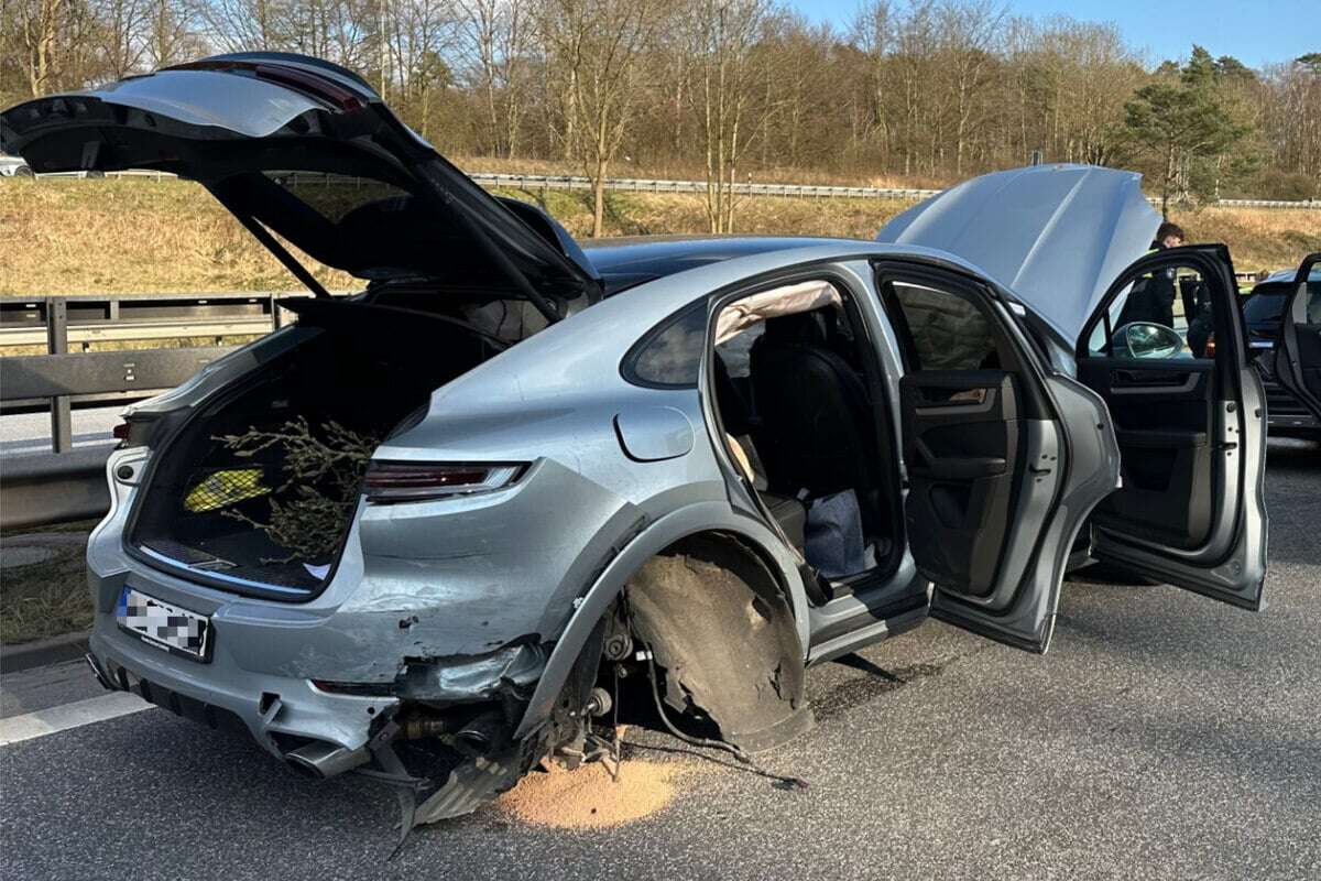 Massencrash auf der A7 in Hamburg: Zehn Verletzte, darunter Kinder