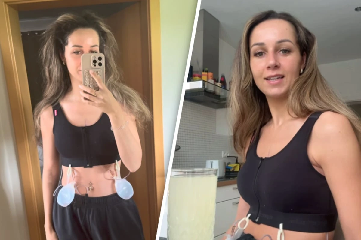 Samira nach notwendiger Brust-OP: 