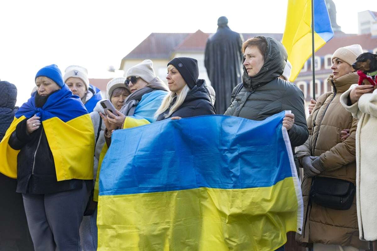 Teilnehmer von Ukraine-Demo in Dresden geschockt: 