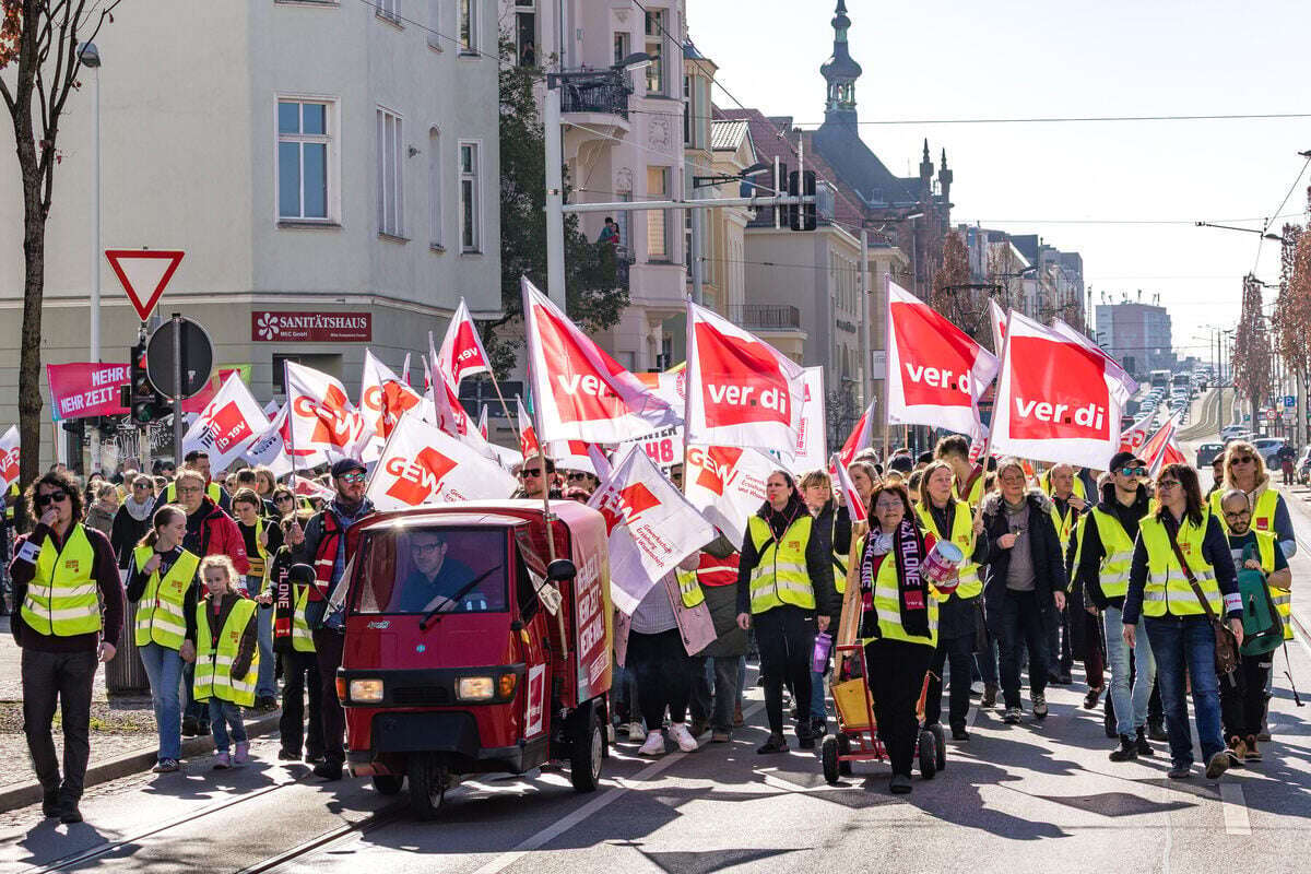 Streik-Welle hat kein Ende: Verdi kündigt weitere Aktionen in Brandenburg an