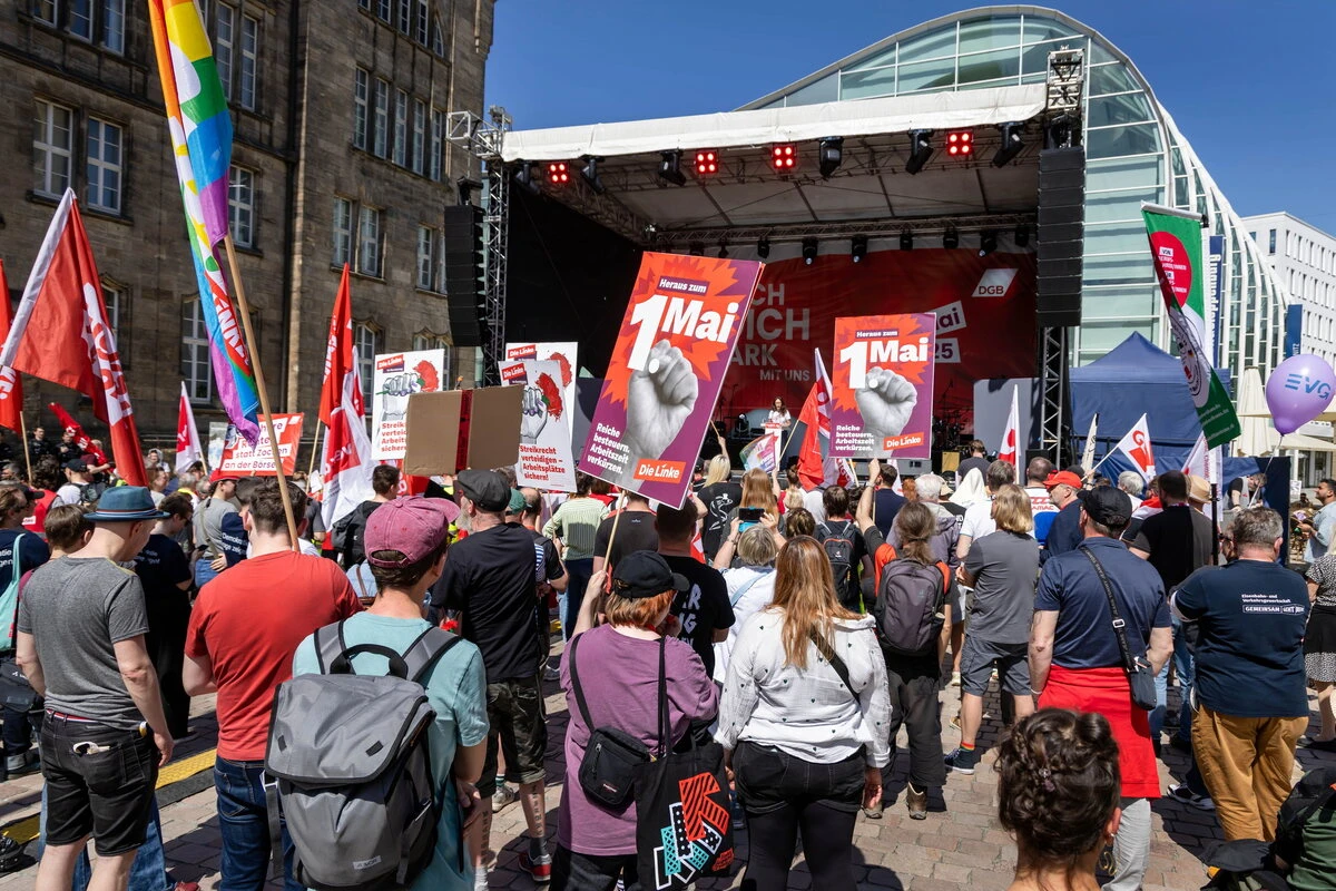 Tag der Arbeit in Chemnitz: Hier wird heute demonstriert