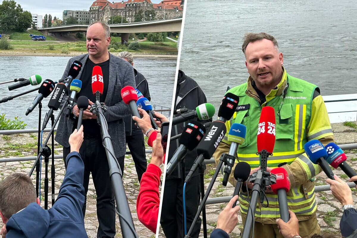 Warnung vor Einsturz der restlichen Carolabrücke! TAG24-Livestream gewährt Blick aufs Geschehen