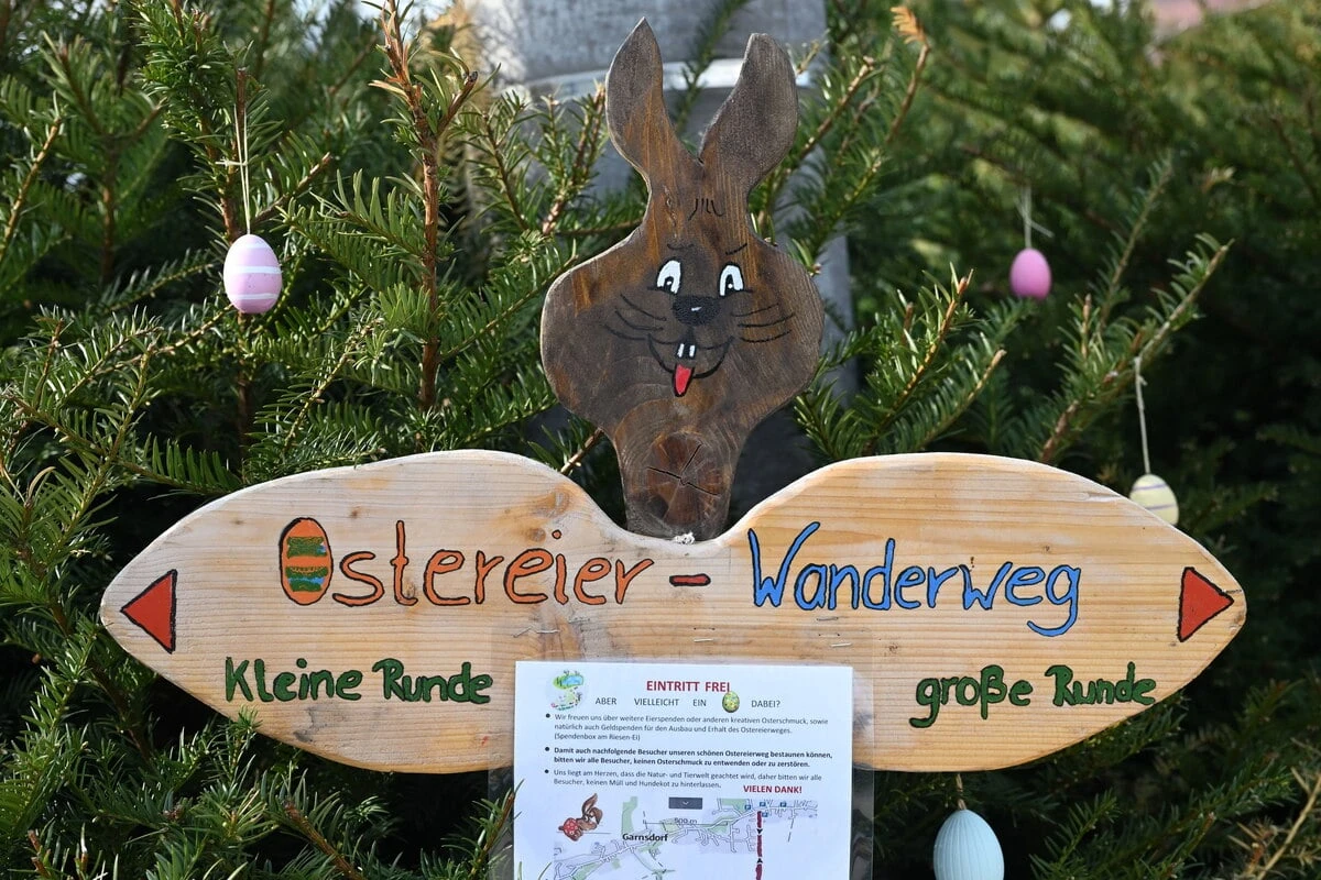 Bis zu sechs Kilometer durchs Chemnitztal: Deutschlands schönster Ostereier-Wanderweg