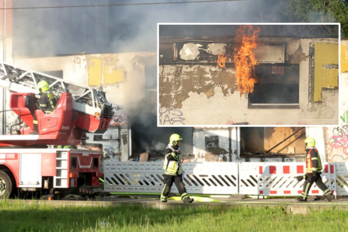Erneuter Feuerwehreinsatz in leerstehendem Gebäude in Chemnitz