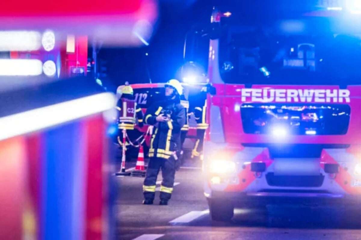 Großbrand im Erzgebirge: Anwohner sollen Türen und Fenster geschlossen halten