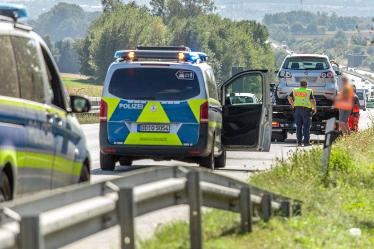 Erneute Vollsperrung auf A72 nach schwerem Unfall