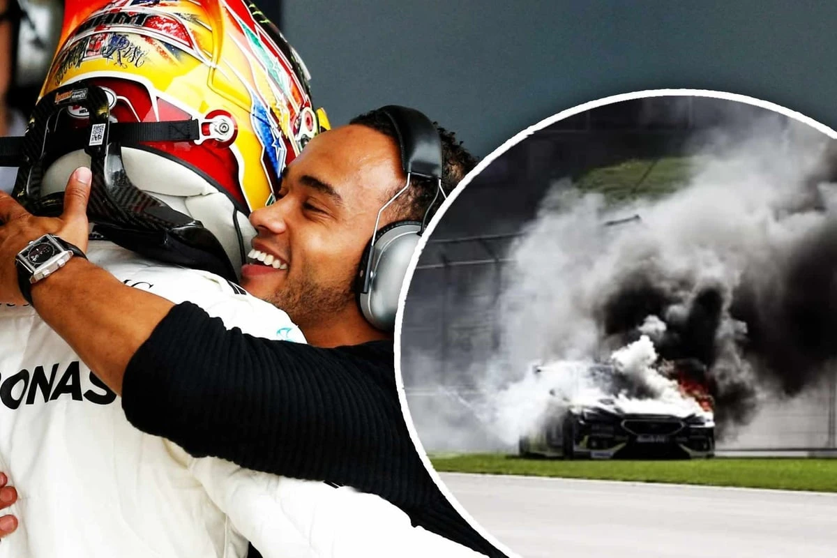 Bruder von Formel-1-Weltmeister muss aus brennendem Rennwagen fliehen