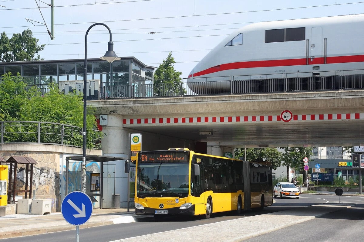 Stadt entschärft Gefahrenstelle an Dresdner S-Bahnhof