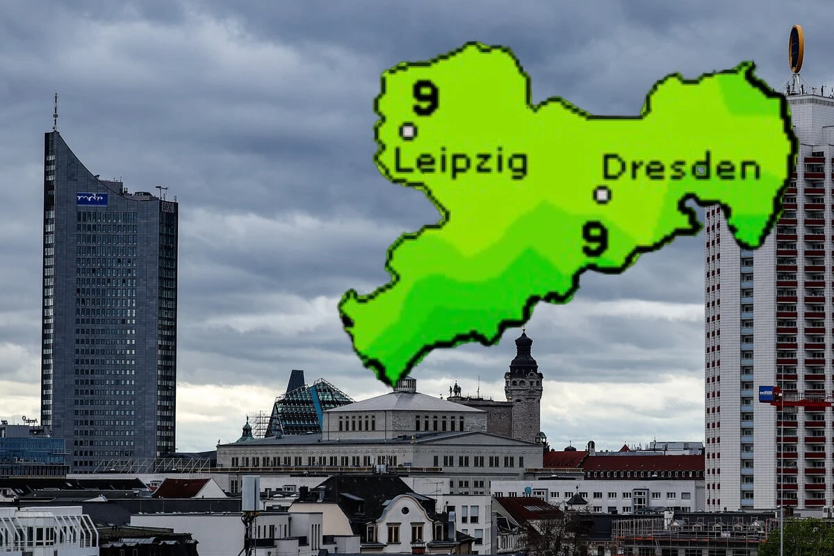 Gewitter, Starkregen und Frost: Kaltfront mit Polarluft zieht über Sachsen