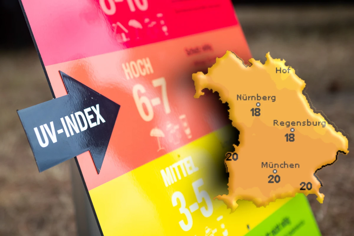 Wetter in Bayern: Sonne satt und hohe UV-Strahlung