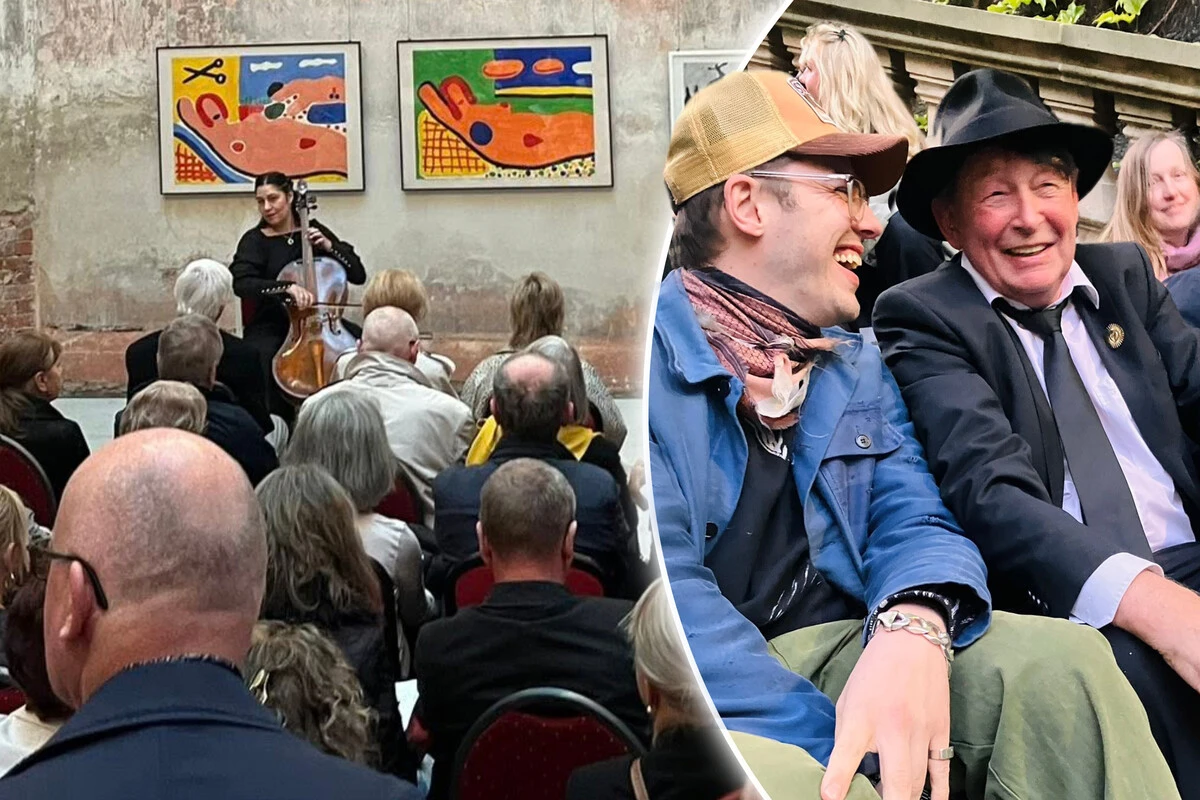 Holger John eröffnet Ausstellung mit Nina Hagens Hilfe