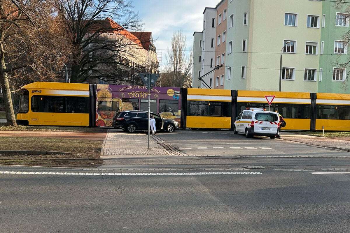 Unfall auf Münchner Platz in Dresden führt zu Umleitung der Linie 3