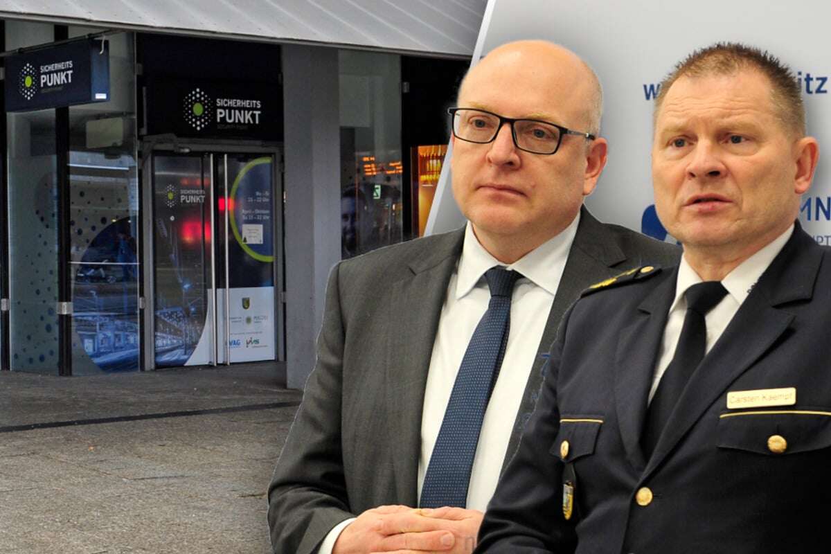 Neuer Sicherheitspunkt in Chemnitz: Bürgermeister und Polizeipräsident ziehen Bilanz