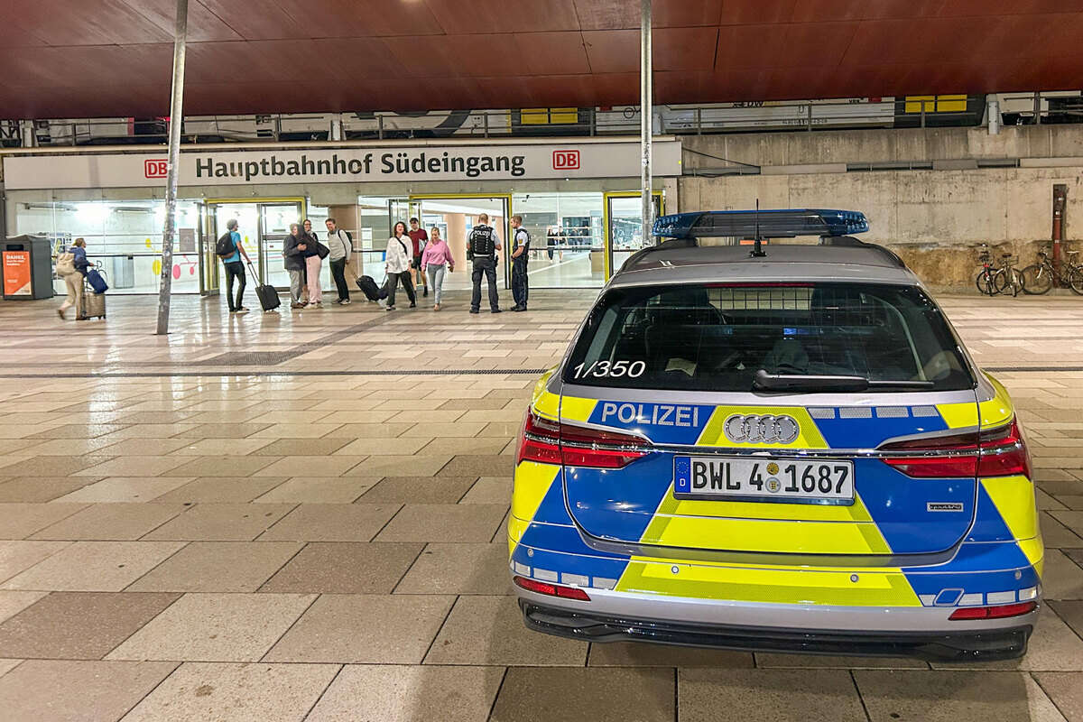 Messerattacke am Hauptbahnhof Karlsruhe: Mann schwer verletzt, Täter flüchtig