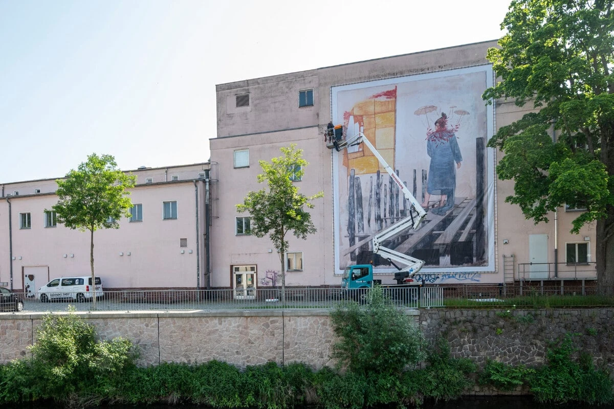 Chemnitz: Neues XXL-Kunstwerk am Luxor