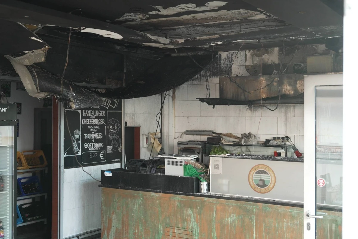 Feuer in Ludwigsburger Schnellrestaurant: Fünf Verletzte