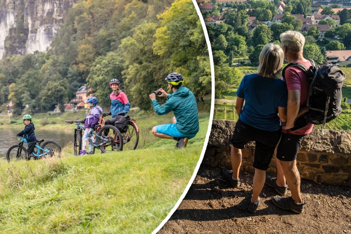 Urlaub in der Heimat: Über den Elberadweg in die Weinberge