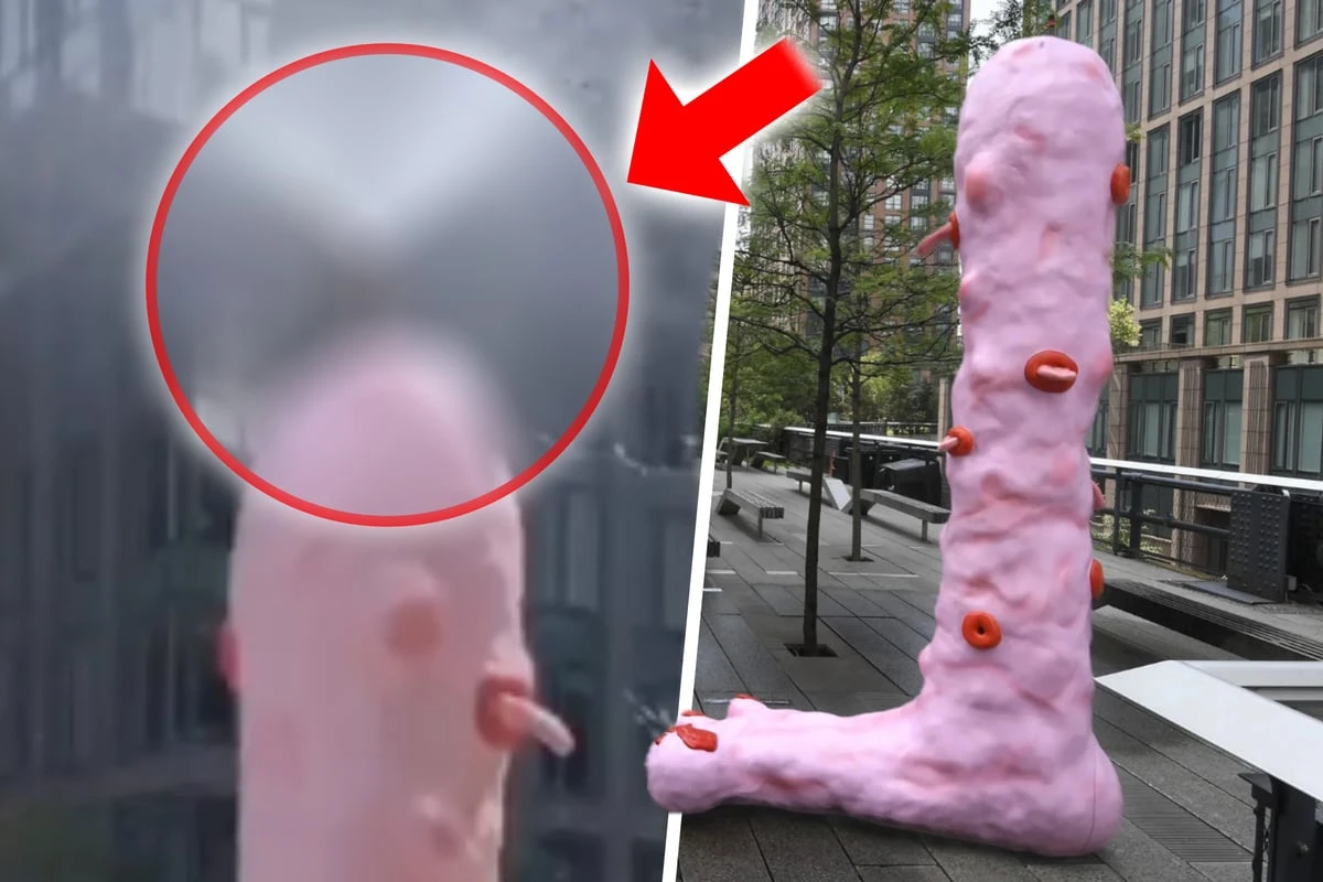 Skulptur sorgt für Aufsehen: Besucher zwischen Staunen und Scham