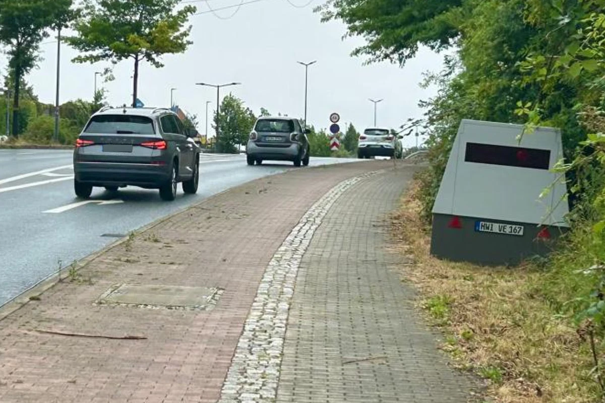 Kurz vor Tempo-70-Zone: Hier lauert jetzt Dresdens Superblitzer