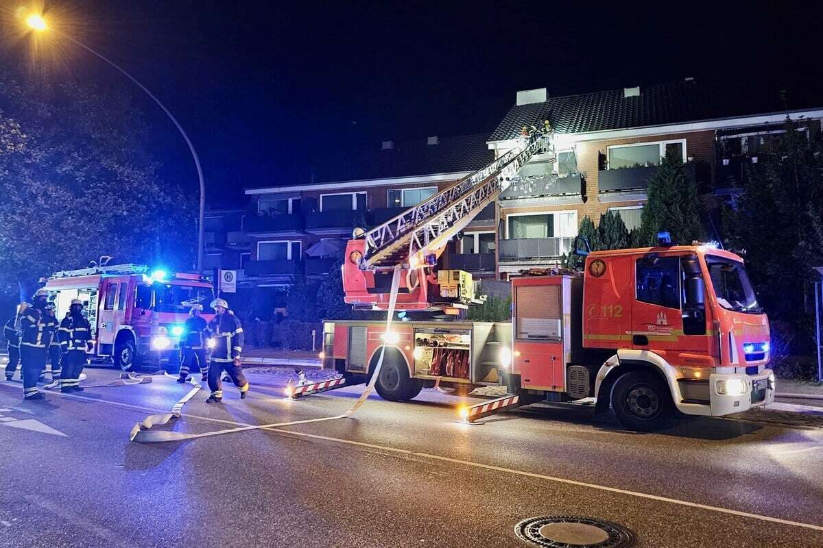 Wohnungsbrand in Jenfeld: Mann in Gewahrsam genommen