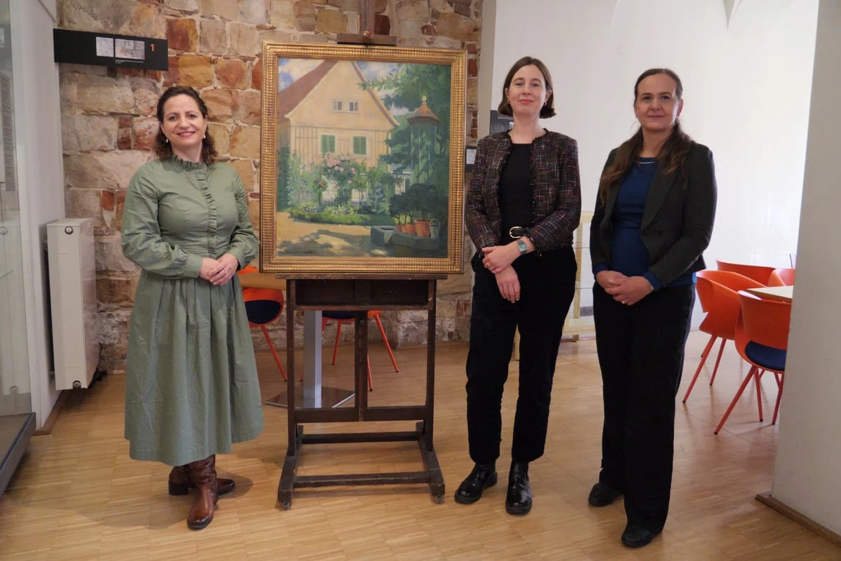 Ein Gemälde als Geschenk: Carl-Maria-von-Weber-Museum um ein Stück Kunst reicher