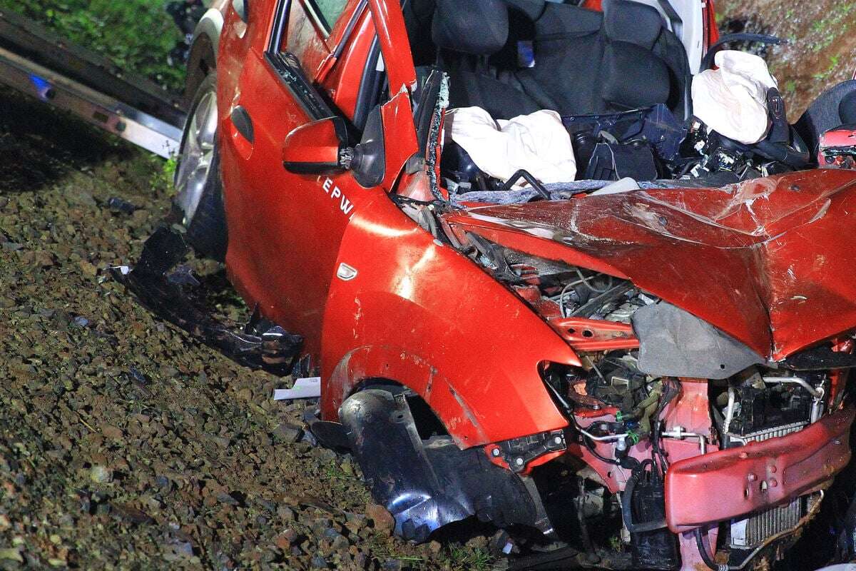 Frontal-Crash: Vier Menschen teils schwerst verletzt, Hund tot!