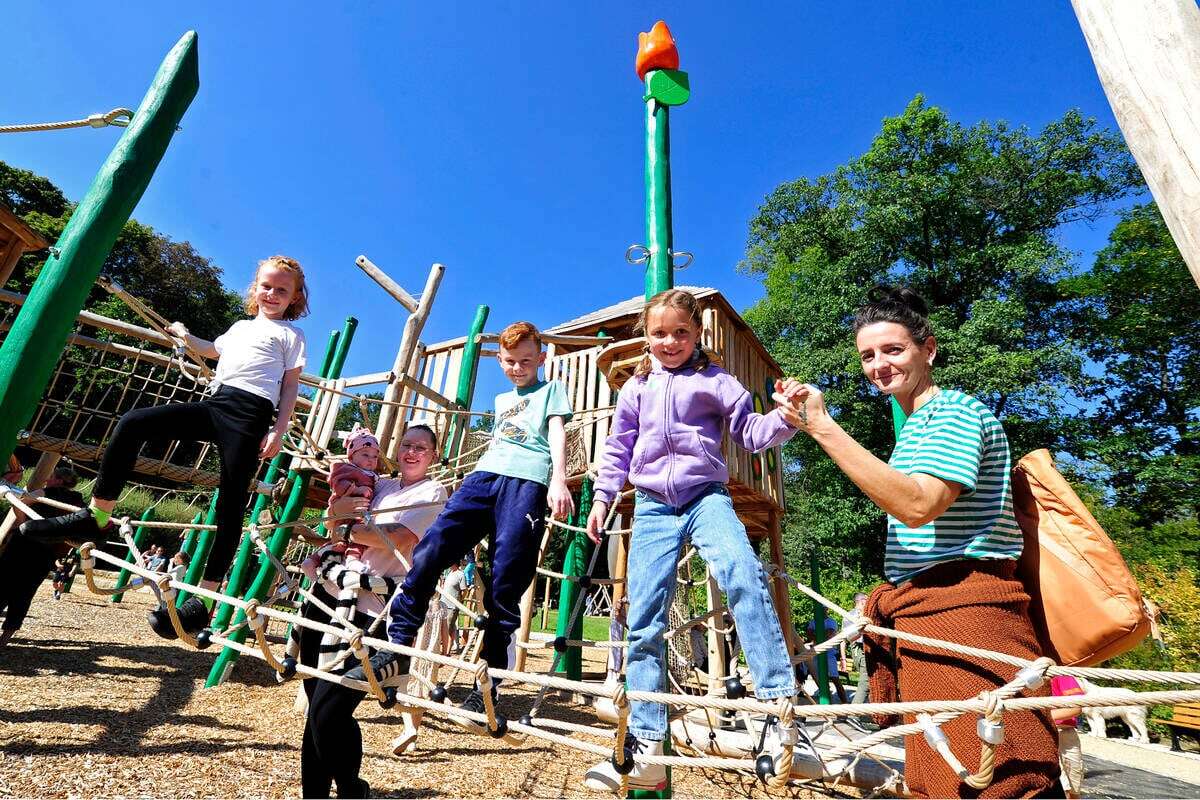 Tobe-Paradies: Größter Spielplatz in Chemnitz wieder offen