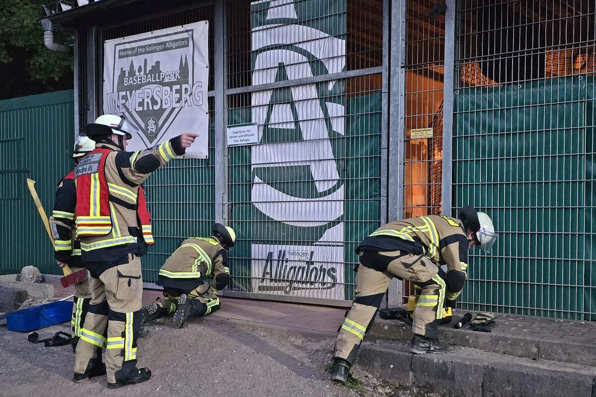Feuer zerstört Vereinsheim von Baseball-Zweitligist