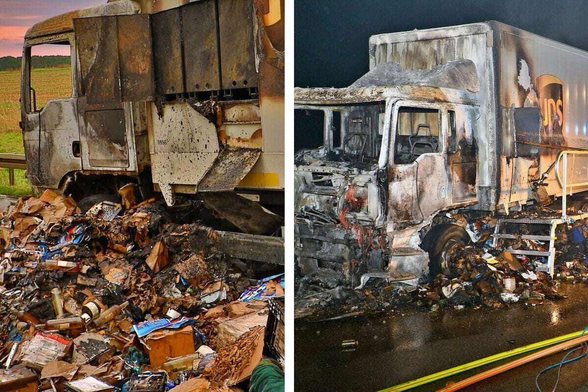 A81 im Feuermodus: Lkw fackelt ab und hinterlässt Schneise der Verwüstung