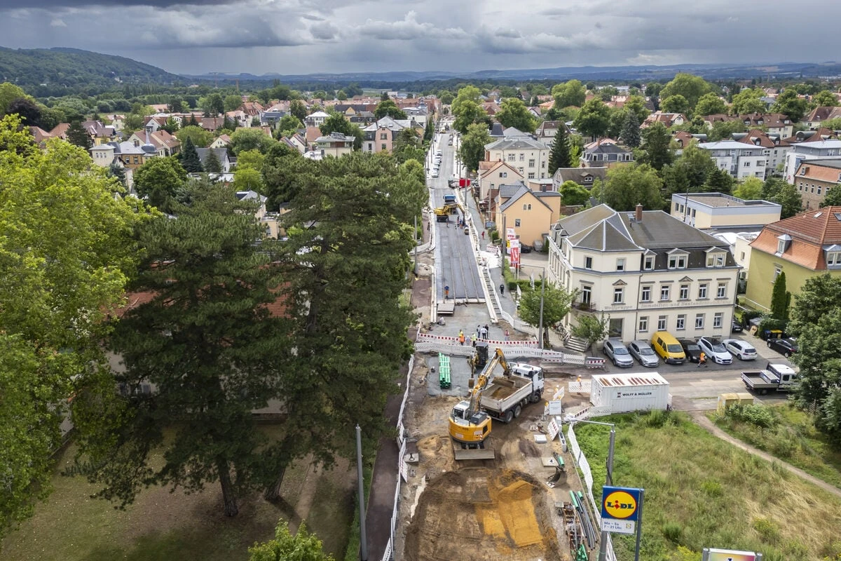 Sperrung ausgeweitet: An dieser Dresdner Großbaustelle gibt's eine Änderung