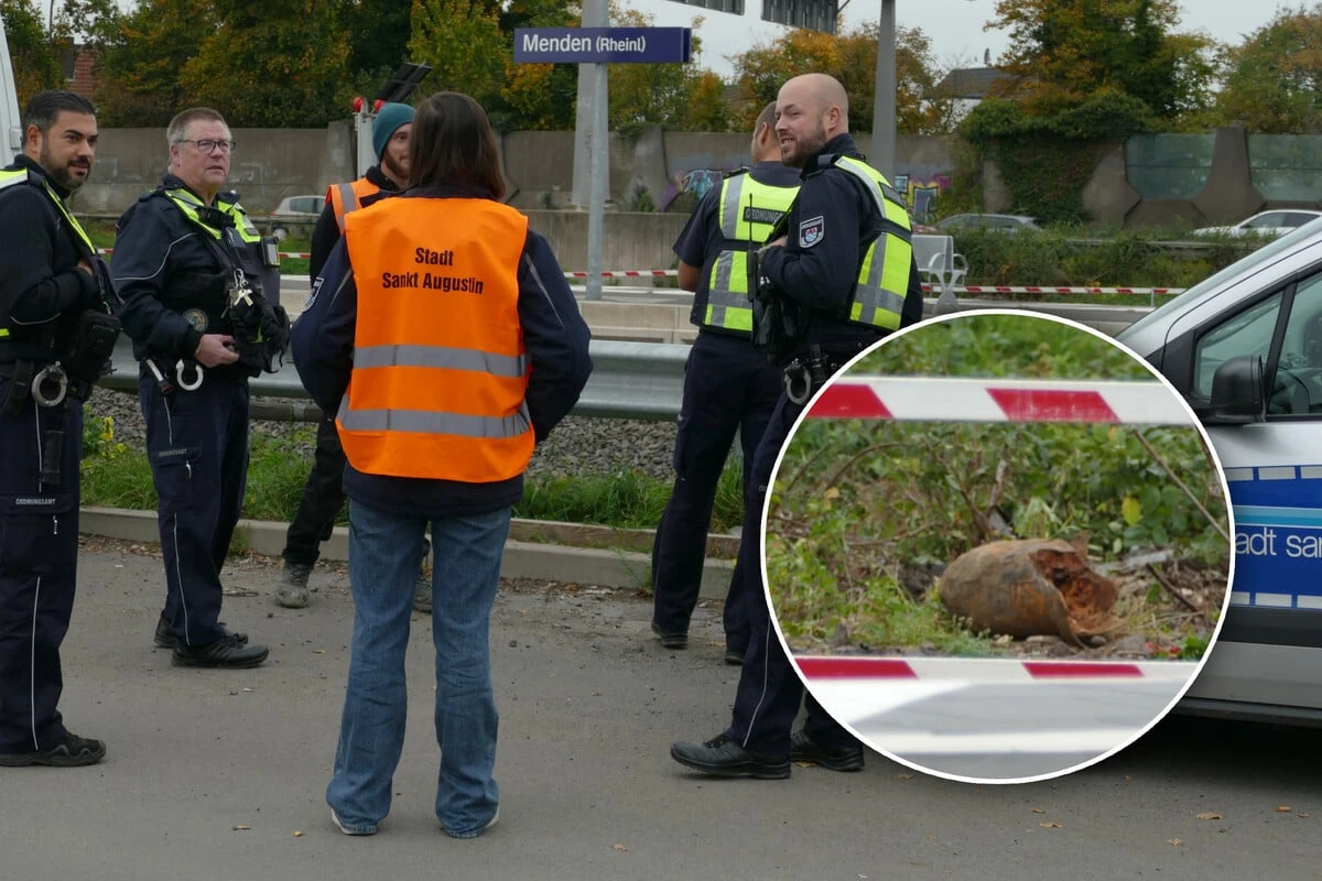 Bombenfund in Sankt Augustin: Hier geht bis zum Abend nichts mehr
