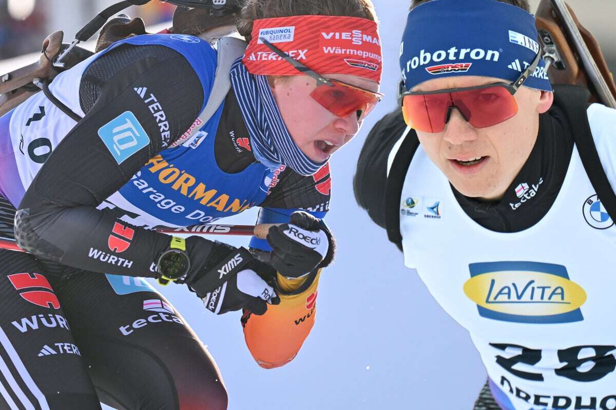 Deutsche Biathletin Grotian 