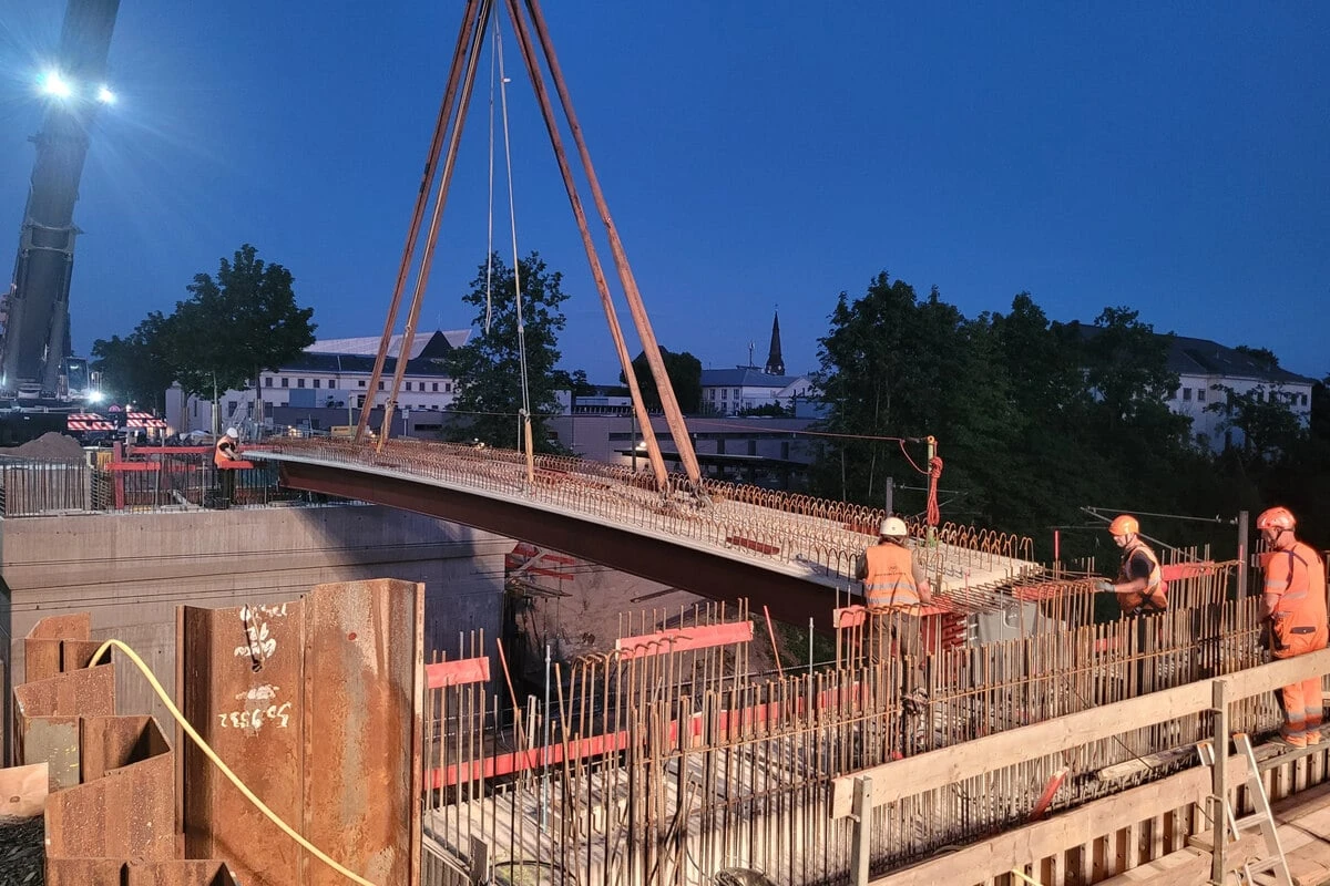 Wenigstens bei einer Brücke geht es in Dresden schnell