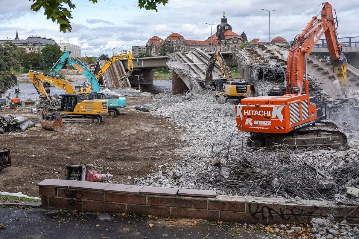 Nur im allerbesten Fall: Neubau der Carolabrücke kann frühestens in zwei Jahren starten