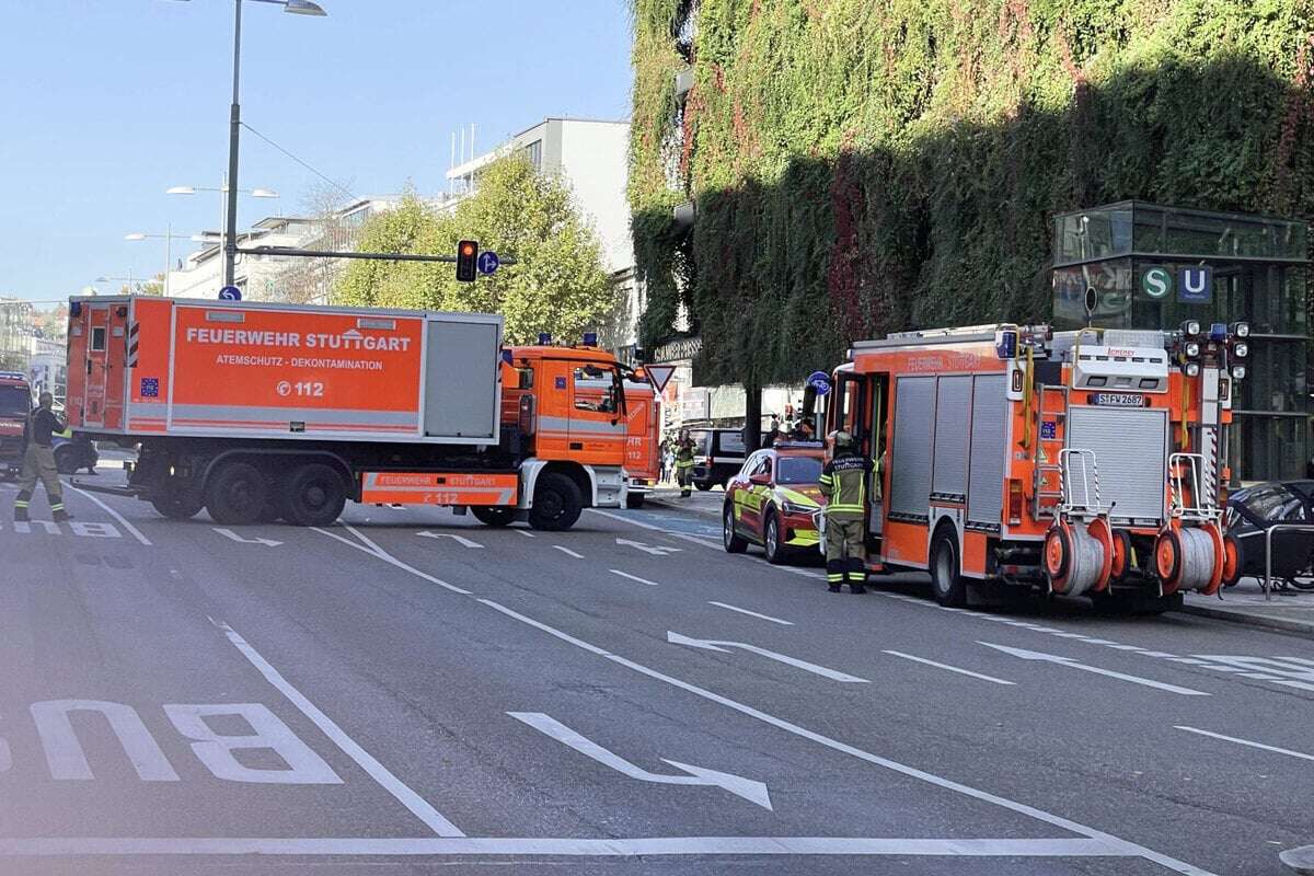 Stuttgarter Feuerwehr im Großeinsatz: Verdächtige Substanz in Bank entdeckt!