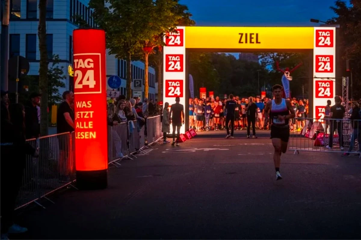 Läufer übernehmen die Stadt: Hier kommt es beim Nachtlauf heute zu Einschränkungen