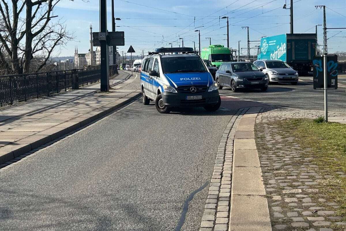 Polizei-Einsatz auf der Marienbrücke: Was ist da los?