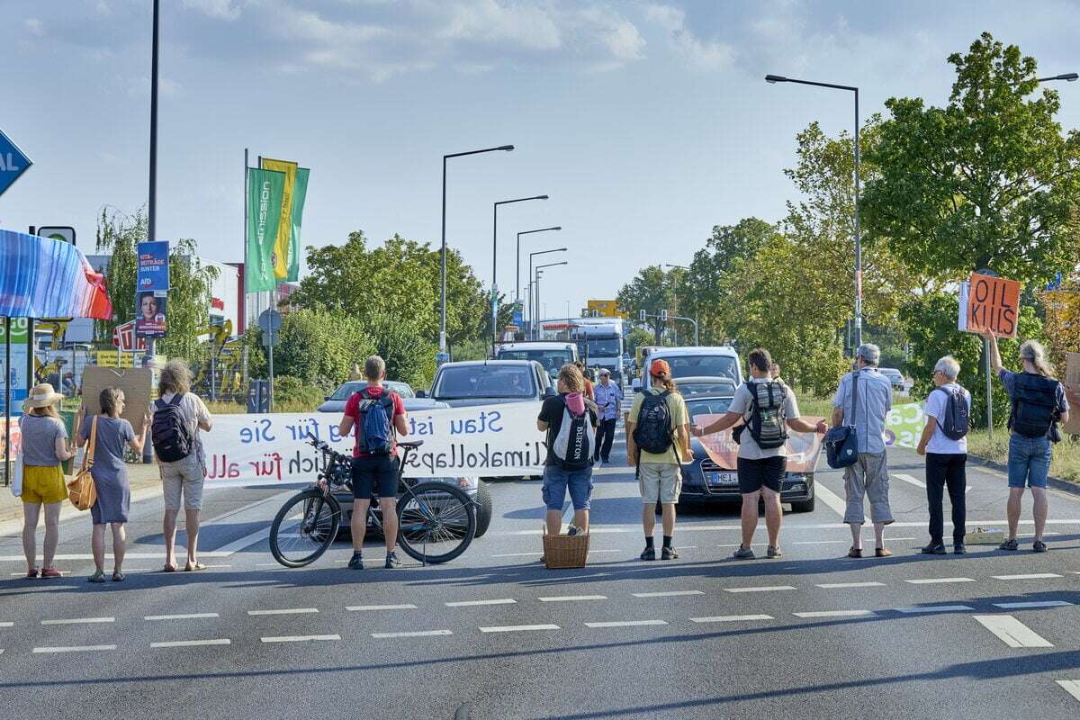 Chaos am Elbepark: Klima-Kämpfer stören den Feierabend