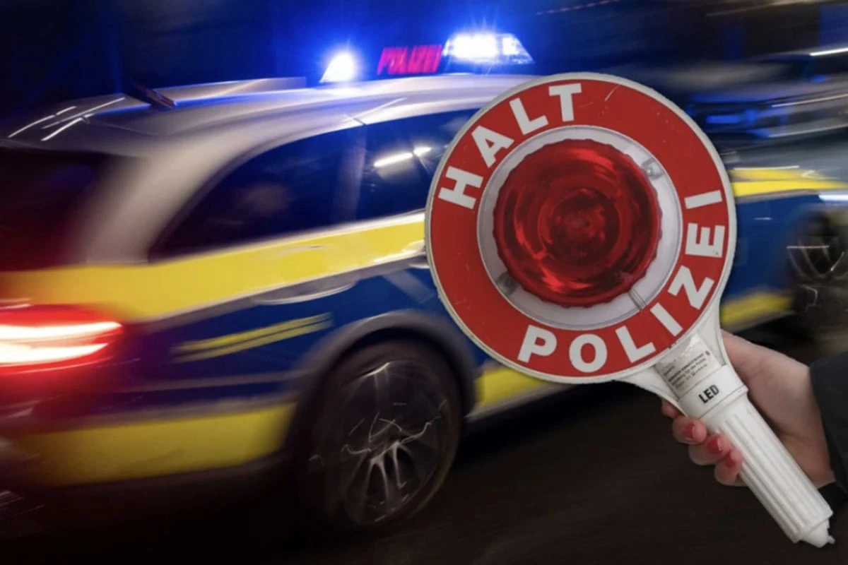 Renault-Fahrer flüchtet vor Polizei: Verfolgungsjagd endet am Baum